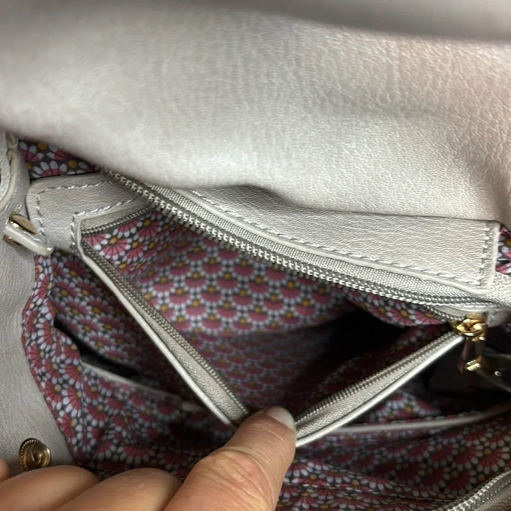 Moda Luxe Antoinette Gray Convertible Backpack Purse Faux  display picture 1